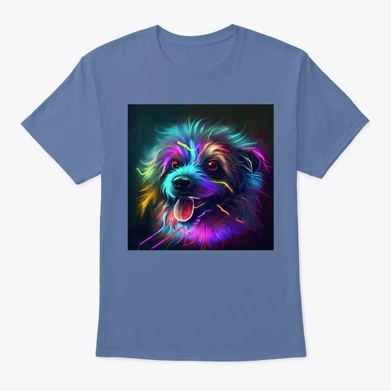 colorful dog 